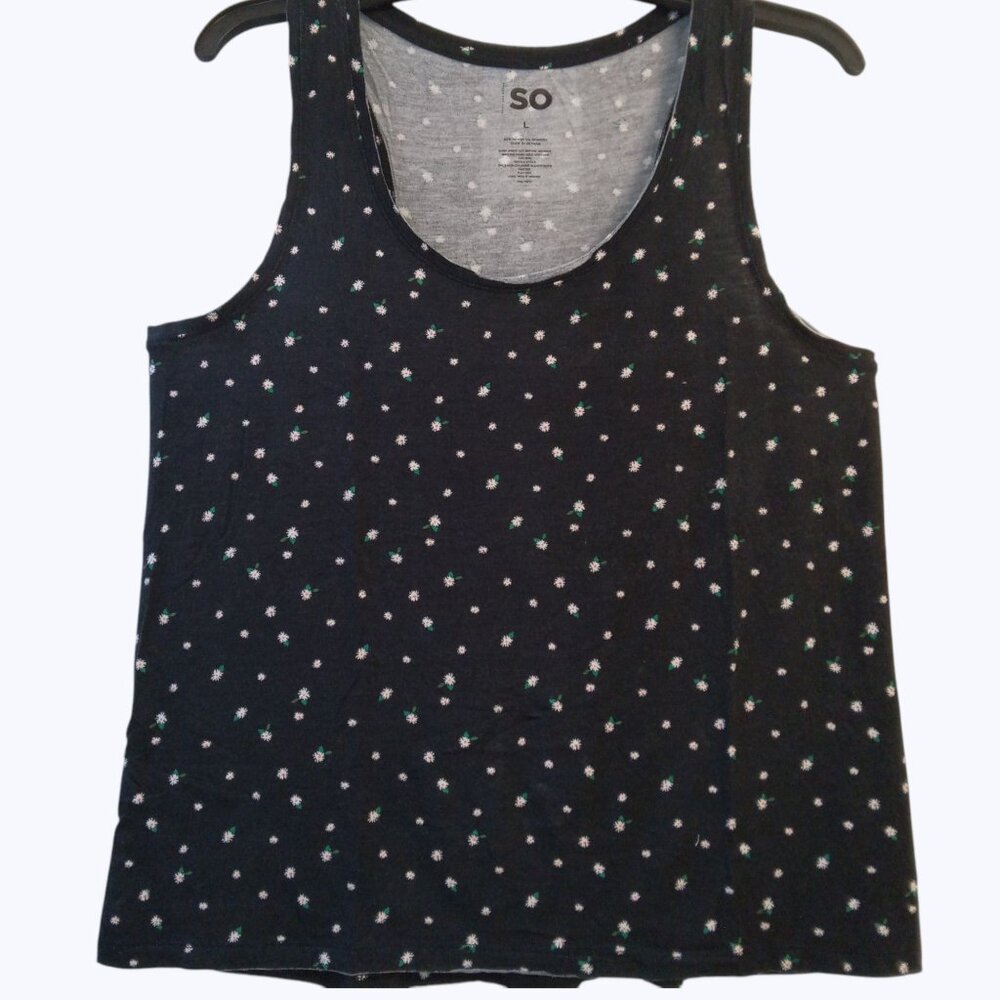 SO Goods For Life Relaxed Scoop Neck Tank Top